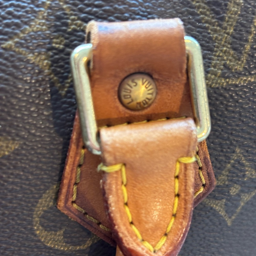 Louis Vuitton Alma Dark Brown Monogram Satchel - Picture 10 of 16
